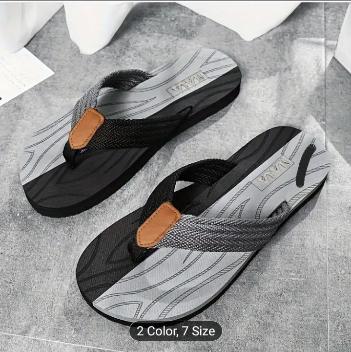 Men's Slip-On Slippers | Soft Cushioned Footbed