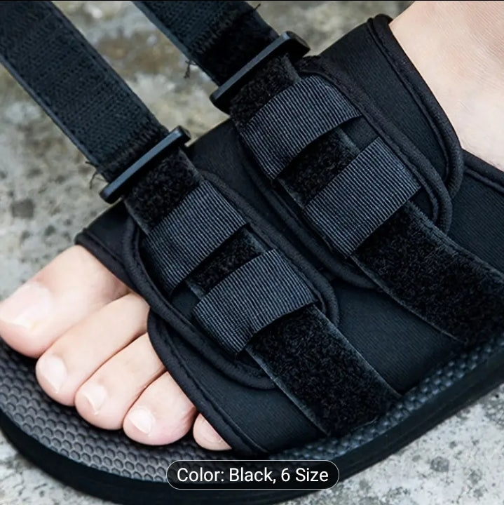 Men's Solid Colour Open Toe Breathable Sandals, Comfy Non Slip Durable Hook & Loop Fastener Beach Water Shoes, Summer