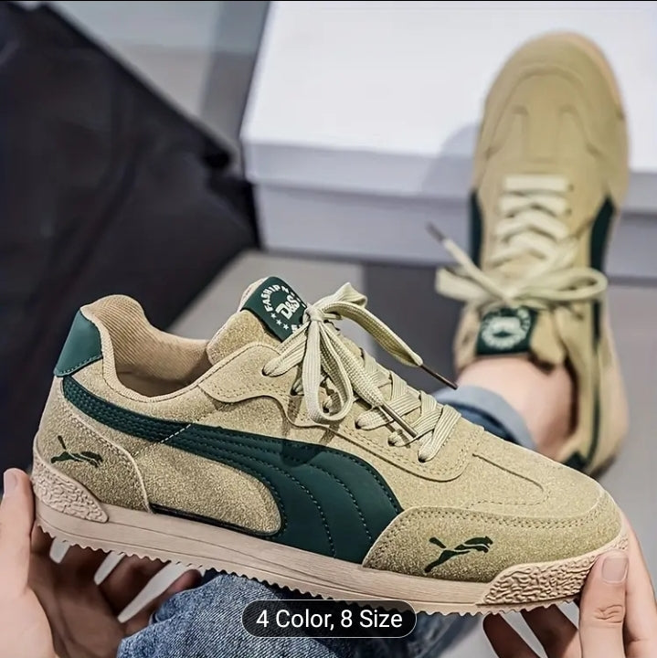 Men's Retro Low-Top Sneakers - Breathable Upper