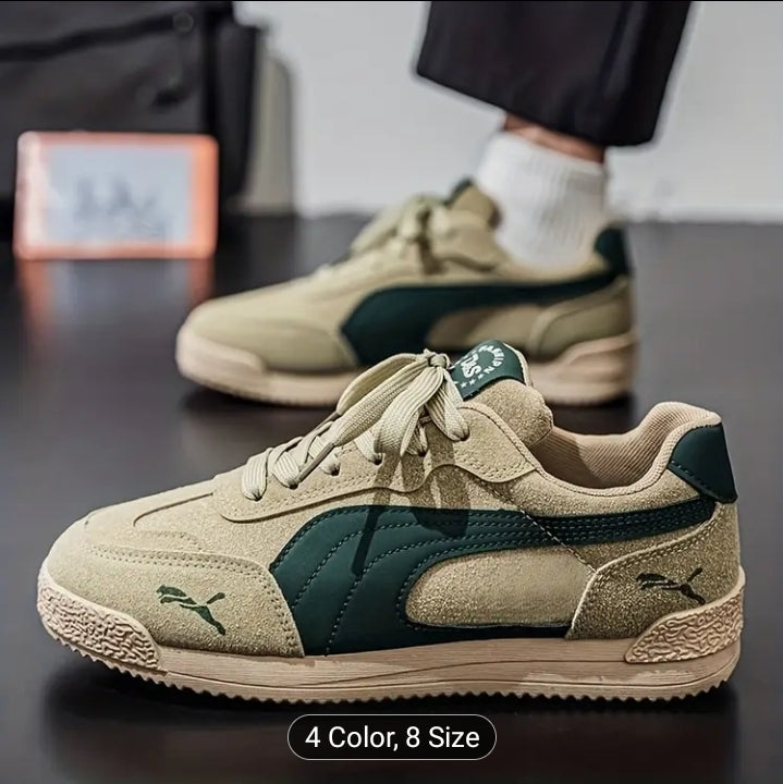 Men's Retro Low-Top Sneakers - Breathable Upper
