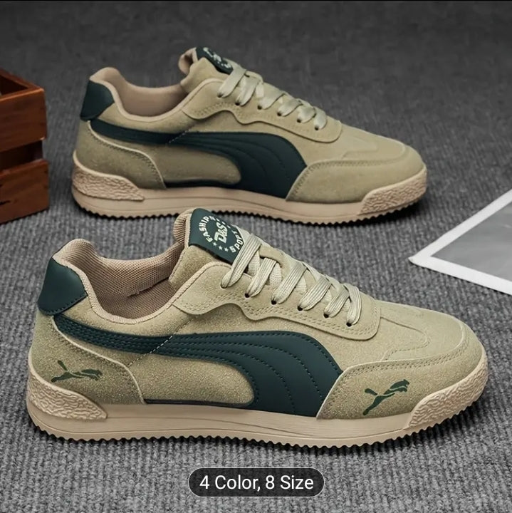 Men's Retro Low-Top Sneakers - Breathable Upper