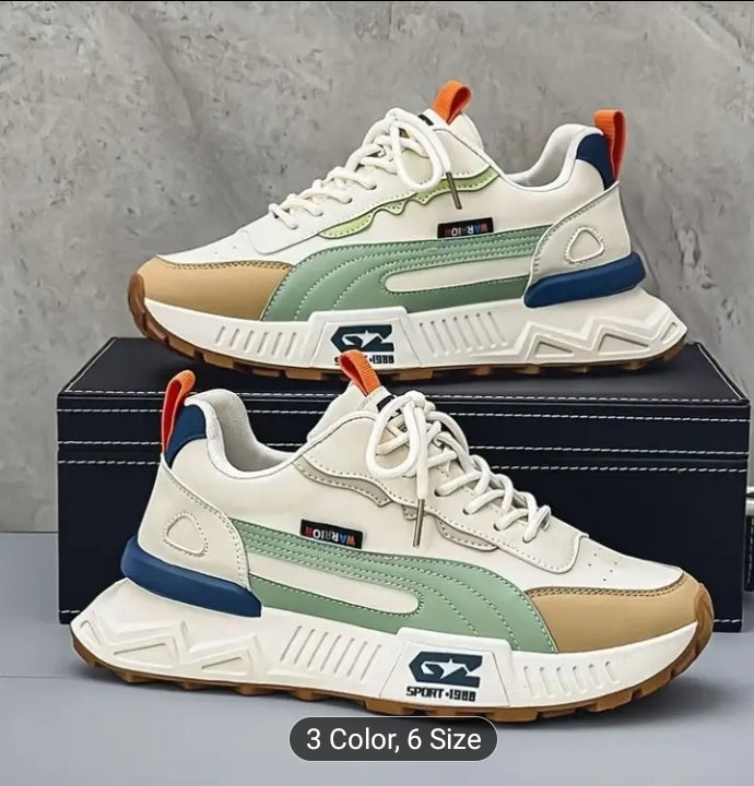 Trendy And Stylish Low-Top Casual Shoes with Thick Soles, Perfect for Spring And Autumn, Breathable, Versatile for Teenagers, And Slip-Resistant Dad Shoes