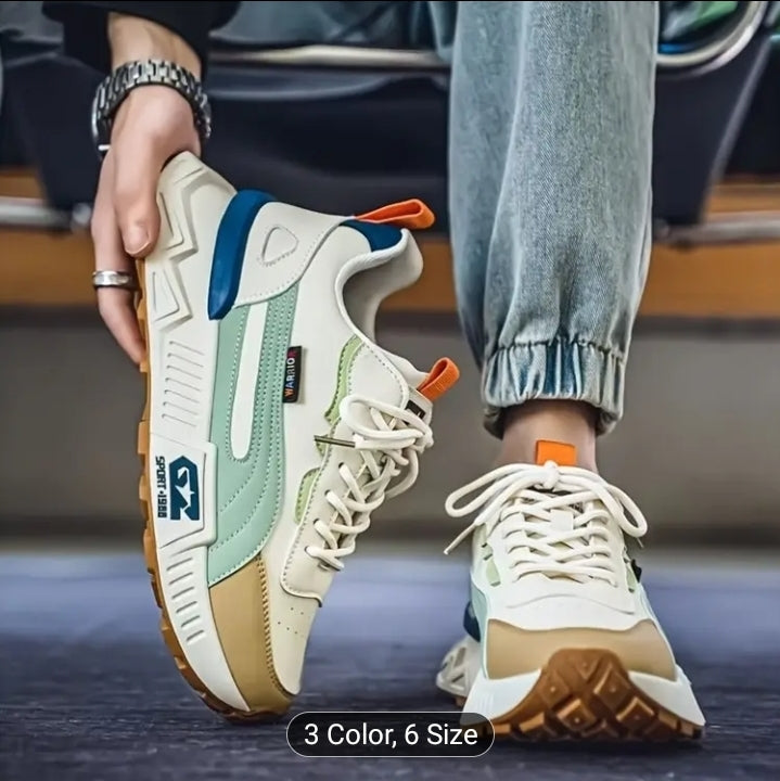 Trendy And Stylish Low-Top Casual Shoes with Thick Soles, Perfect for Spring And Autumn, Breathable, Versatile for Teenagers, And Slip-Resistant Dad Shoes